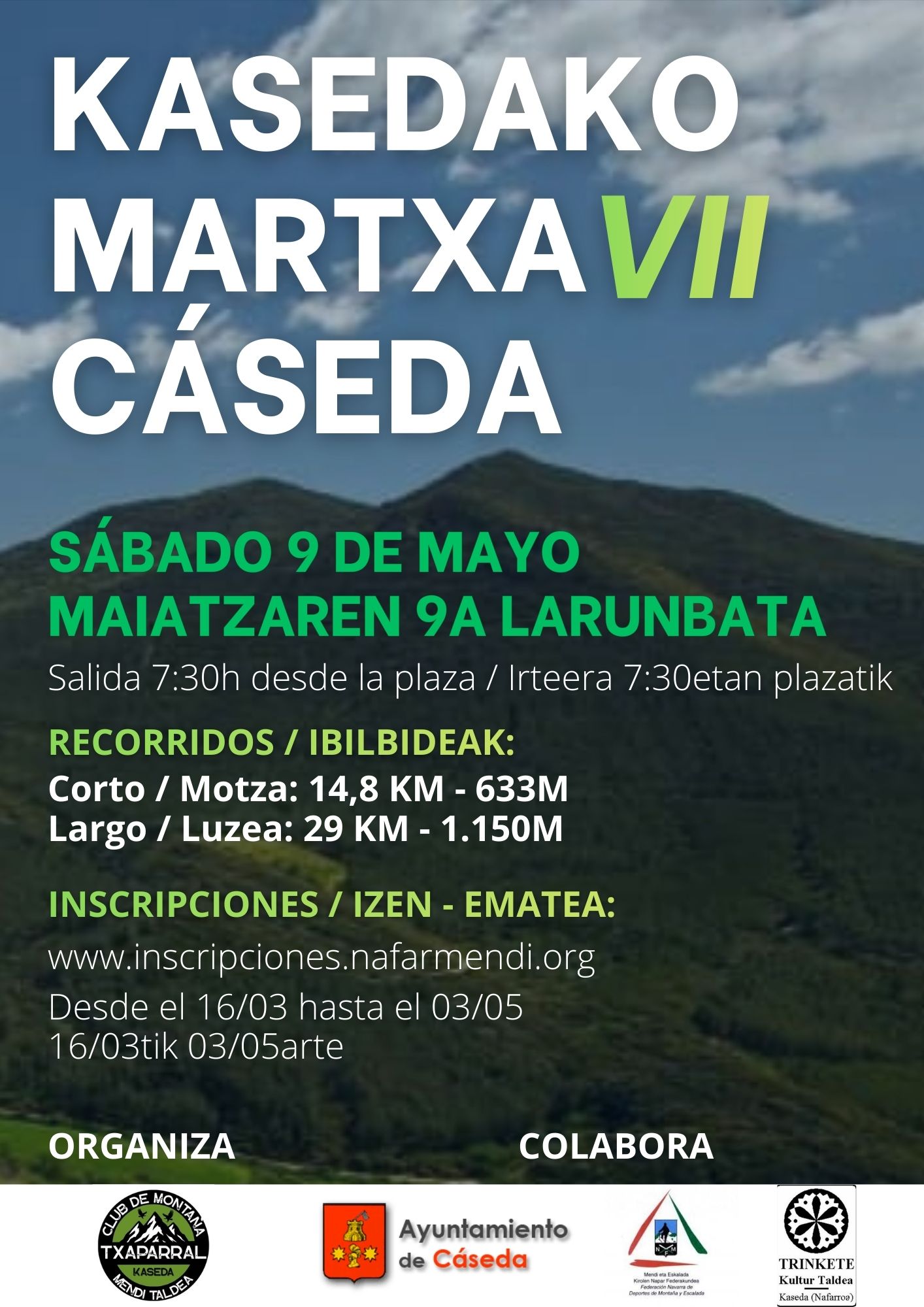 VII MENDI MARCHA DE CÁSEDA 
